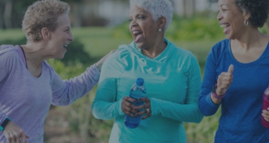 Card Senior Ladies Outside